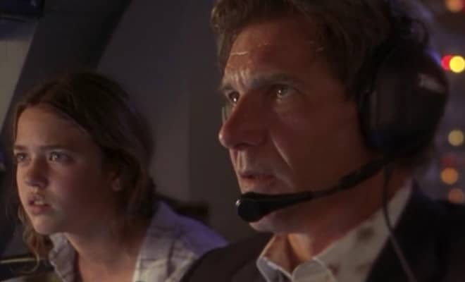 Harrison ford's Air Force One movie scene