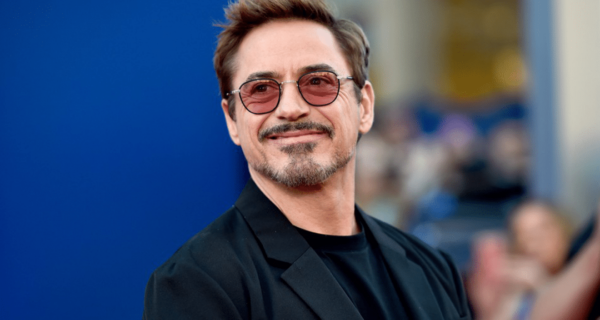 Robert Downey Jr. wearing black suit